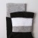 Socks female terry cat, black/gray color, size 23-25