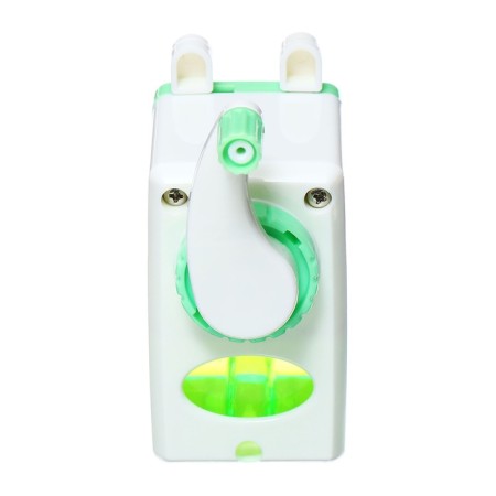 Mechanical grinding grinder with a classic container green-3