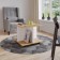 Consul-10, 624 x 624 x 490, white/oak craft golden