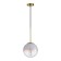 STL LUCE Sus. SL1190.203.01. Cassius. 1x60 W, E27, 20x20x40 cm, golden color