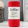 Knitting cord 100% cotton, width 1mm 100m 80g "red" 10x4.2x4.2 cm