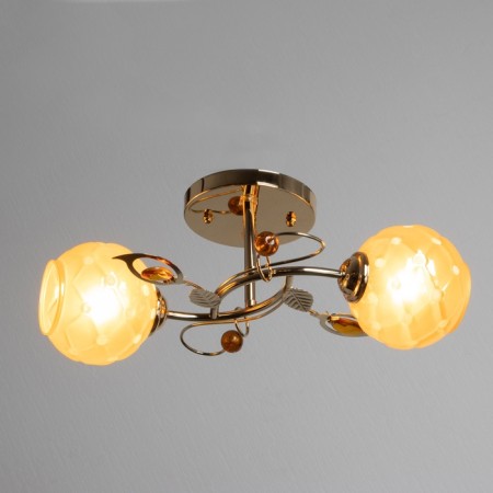 Agnes chandelier 2x40W E27 Gold Model: 2600546-1