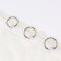 Ring for the cornice, connective, d = 32/38 mm, 10 pcs, silver color