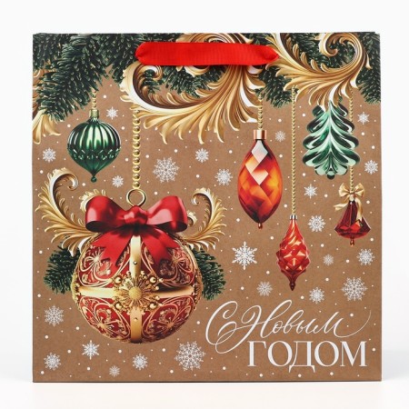 Craft square “New Year's toys”, 30 x 30 x 12 cm, New Year-2