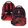 School backpack 41 x 29 x 16 cm, ergonomic back, Hatber Easy, Sport Car, Black/Red NRK_88069