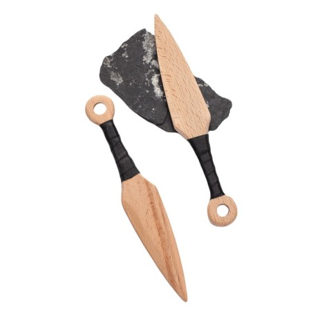 Kunai wooden tree games, 2 pcs-2
