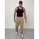 Cargo jeans male, size 52, beige color