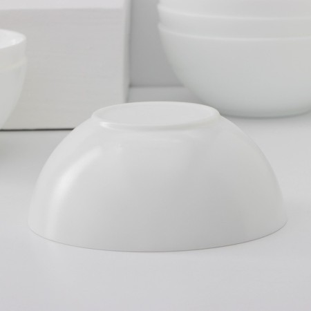 A set of bowls Luminarc Everyday, D = 18 cm, glass ceramic, 6 pcs, white color-3