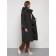 Coat insulated winter female, size 44, dark green color
