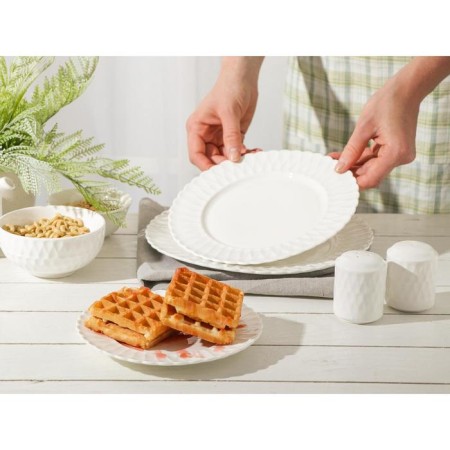 Porcelain Porcelain Dunch Vodlyana "Estet. Gerda ", d = 26 cm, white color-8