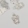 Decor Metal for creativity "Angel - Shine" 1.6x2.5 cm