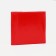 Women's wallet on the button, red color