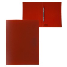 A folder with a spring -resource A4, 500 microns, a root of 15 mm, calligrata, up to 100 sheets, red