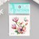 Tattoo on the body color "Blooming rosehip with a butterfly" 6x6 cm