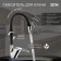 Zein Z2073F kitchen mixer, silicone spout, 40 mm cartridge, brass, black/chrome