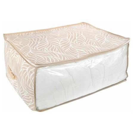 Kofr for storage "Leaves", 60x45x30 cm, beige
