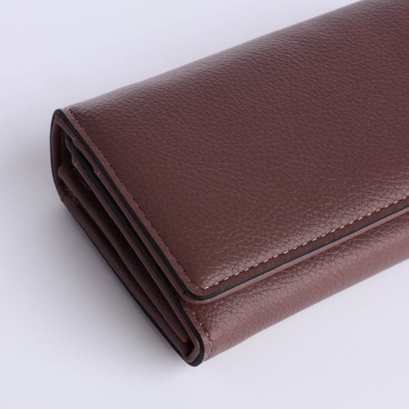 Women's wallet on magnet, purple color-2
