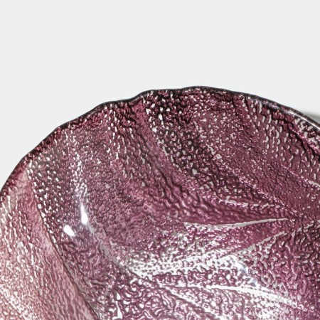 Glass salad "Drachna", d = 15 cm, burgundy color-8