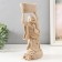Polystone souvenir "Hothee with a caliper of gold" sandy 11x7x27.5 cm