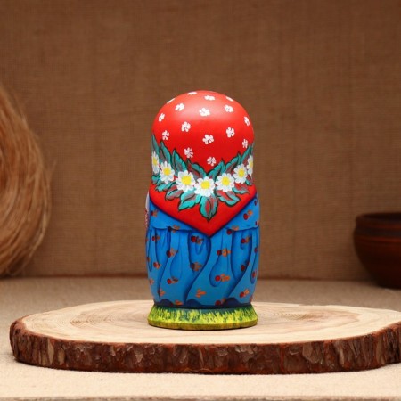 Matryoshka "Mom", 5 puppet, suite-7