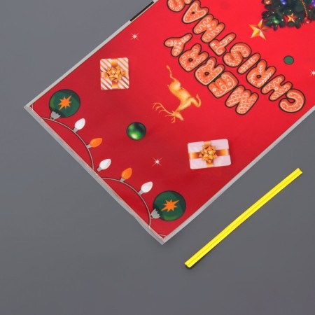 Gift package, "Christmas tree" 13x27 cm-2