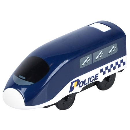 Train toy "Police Party", 2 items, on batteries-4