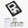 Gift set: gasoline lighter and cubes for stainless steel whiskey 4 pcs