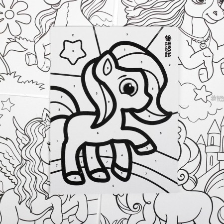 Drawing for drawing "Magic Unicorn" in the package-2