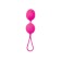 Toyfa A-Toys vaginal balls, silicone, pink color, d = 3.5 cm