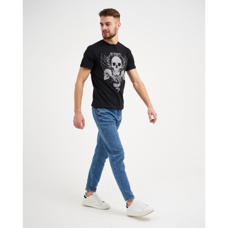 Футболка мужская KAFTAN Skull р. 52, черный-1