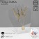 A necklace for a necklace 18 × 8 × 21 cm, 3 mm plexiglass, transparent, in a protective film