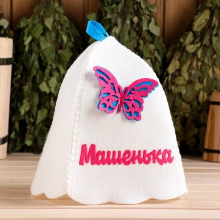Bath cap with an applique "Mashenka"