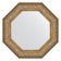 Mirror in the baguette frame, an ancient bronze vignette 109 mm, 70.6x70.6 cm