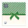 New Year's napkins paper art bouquet “Green Gift”, 3 layers, 33x33 cm, 20 pcs.