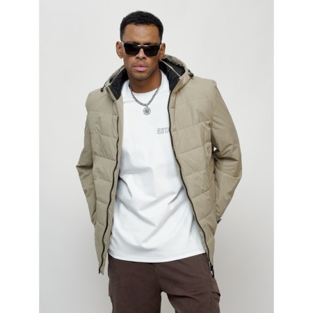 Male spring jacket, size 50, beige color-10