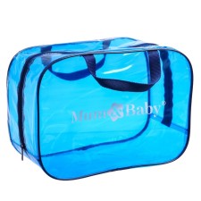 Bag in the maternity hospital 23x32x17, color PVC, blue color