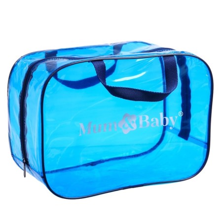 Bag in the maternity hospital 23x32x17, color PVC, blue color