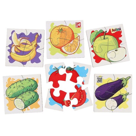 Set of puzzles "Vegetables and fruits"-1
