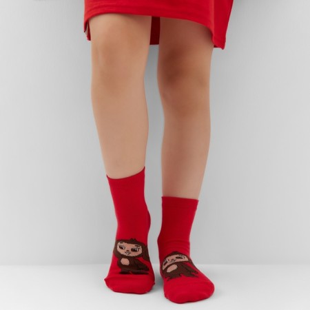 Nosk children's kaftan Cheburashka, rr 14-16 cm, red-1