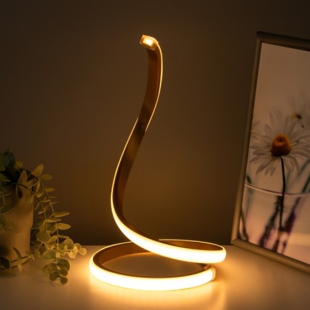 Bulbed lamp 16607/1GD LED 6W gold 19.5x19.5x35 cm Risalux-2