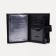 Male purse on a magnet for auto documents and passports, black color