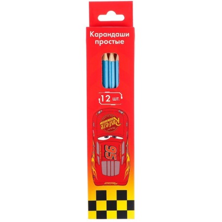 Pencil is simple, 12 pieces, cars-5