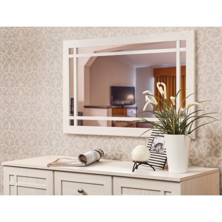 Hinged mirror Sherlock 7, 599 × 16 × 942 mm, color ash anchor light light-2