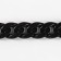 A chain for a bag, plastic, 17 × 23 mm, 120 cm, black color