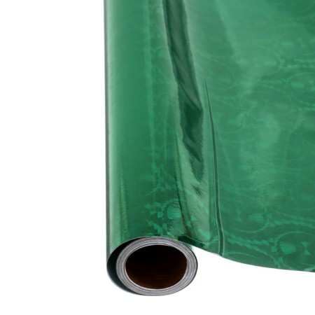 Self -adhesive film, holography, green, 0.45 x 3 m, 3 μm