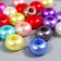 Beads for creativity Plastic "Ring Metallic" Color Gloss 20 grams 0.9x1.4x1.4 cm
