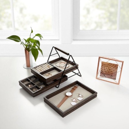 Terrace jewelry box, nut-5