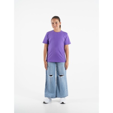Children's T -shirt, height 146 cm, lilac color