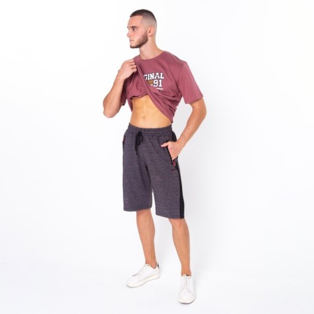 Male shorts, gray color, size 48-1