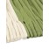 Set of curtains "Canvas", size 200x260 cm, 2 pcs, olive color, milk